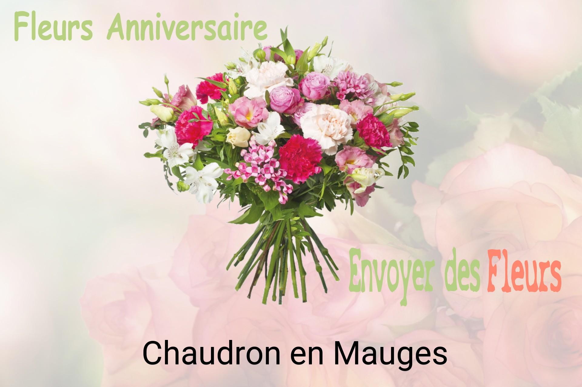 Bouquet de fleurs d’anniversaire livré à Chaudron-en-Mauges